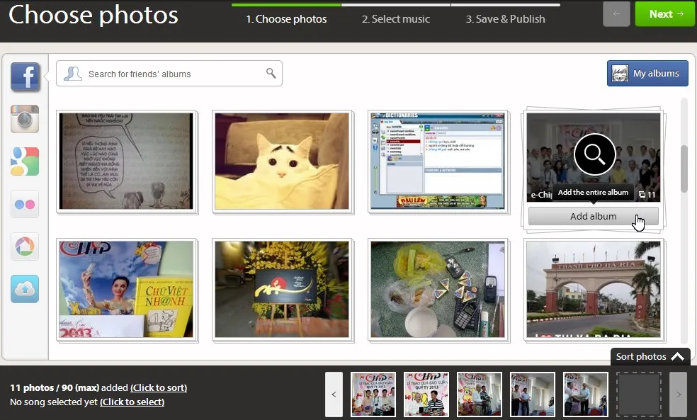 Tạo Slideshow ghi dấu kỉ niệm ảnh 2 Tạo Slideshow ghi dấu kỉ niệm ảnh 2