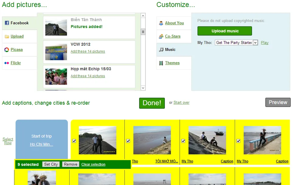 Tạo Slideshow ghi dấu kỉ niệm ảnh 7 Tạo Slideshow ghi dấu kỉ niệm ảnh 7