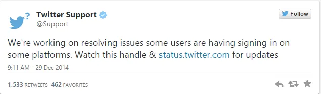 Twitter gặp sự cố không thể đăng nhập ảnh 2 Twitter gặp sự cố không thể đăng nhập ảnh 2