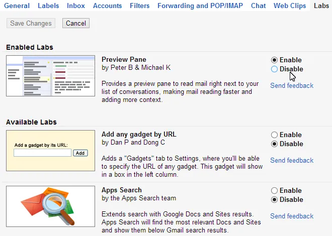 Tăng tốc tải thư trong Gmail ảnh 6 Tăng tốc tải thư trong Gmail ảnh 6