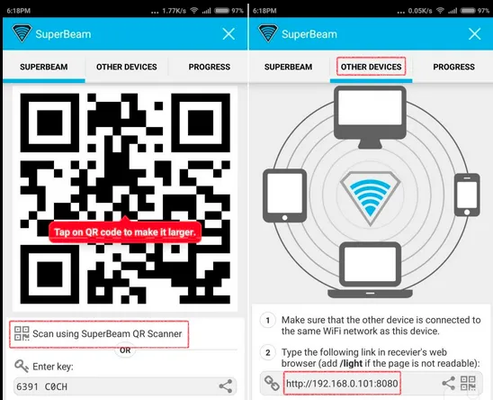 Gửi tập tin dung lượng lớn bằng Wi-Fi Direct ảnh 2 Gửi tập tin dung lượng lớn bằng Wi-Fi Direct ảnh 2