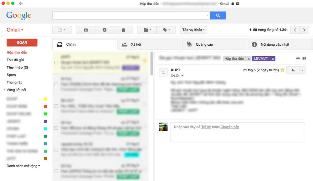 Tạo bộ lọc thư cao cấp trong Gmail ảnh 4