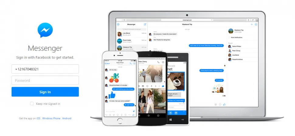 Dùng Facebook Messenger không cần tài khoản ảnh 1