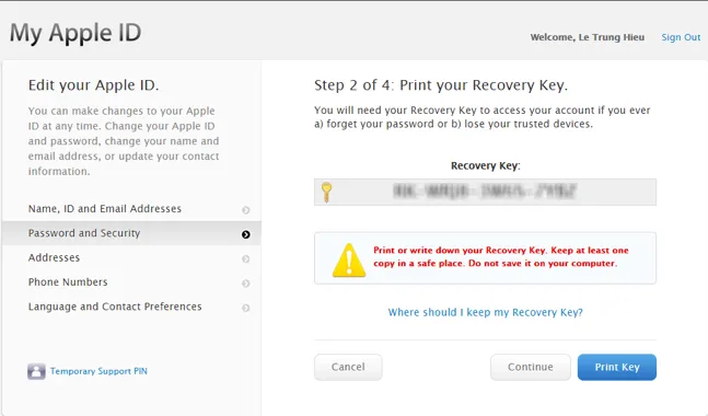 Kích hoạt bảo mật 2 lớp cho iCloud ảnh 3