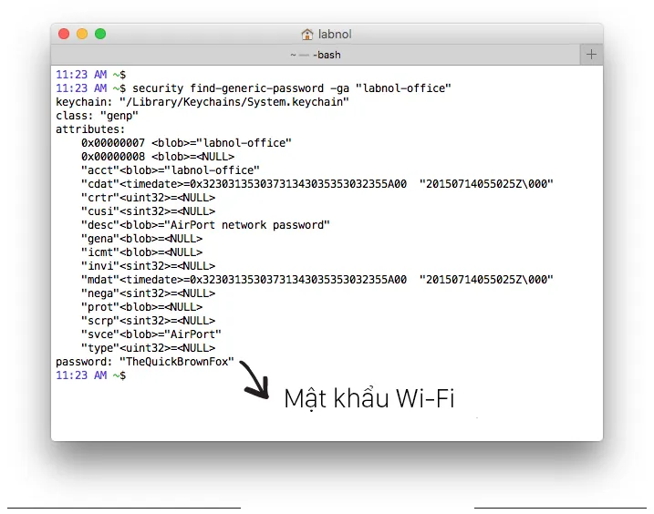 Xem lại mật khẩu Wi-Fi trên Windows và Mac ảnh 2 Xem lại mật khẩu Wi-Fi trên Windows và Mac ảnh 2
