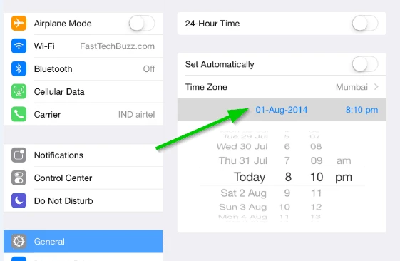 Khắc phục lỗi iPad không thể kết nối với App Store ảnh 1