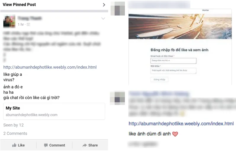 Đừng để mất tài khoản Facebook vì “Like” ảnh ảnh 1