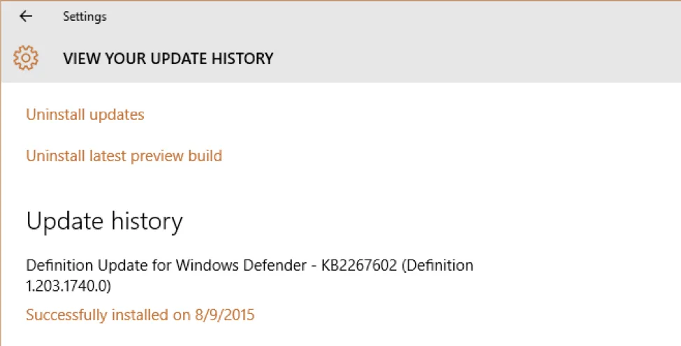 Cách gỡ bỏ các bản cập nhật trong Windows 10 ảnh 1