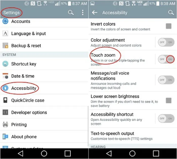 Thủ thuật giúp màn hình smartphone hiển thị rõ nét hơn ảnh 1 Thủ thuật giúp màn hình smartphone hiển thị rõ nét hơn ảnh 1