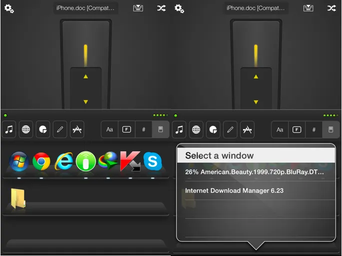 Biến iPhone thành bàn phím và chuột máy tính ảnh 4 Biến iPhone thành bàn phím và chuột máy tính ảnh 4