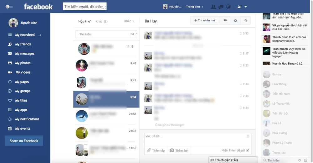 Cách kích hoạt giao diện “siêu phẳng” cho Facebook ảnh 6
