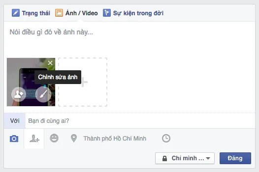 Chỉnh sửa hình ảnh trực tiếp trên Facebook ảnh 1 Chỉnh sửa hình ảnh trực tiếp trên Facebook ảnh 1