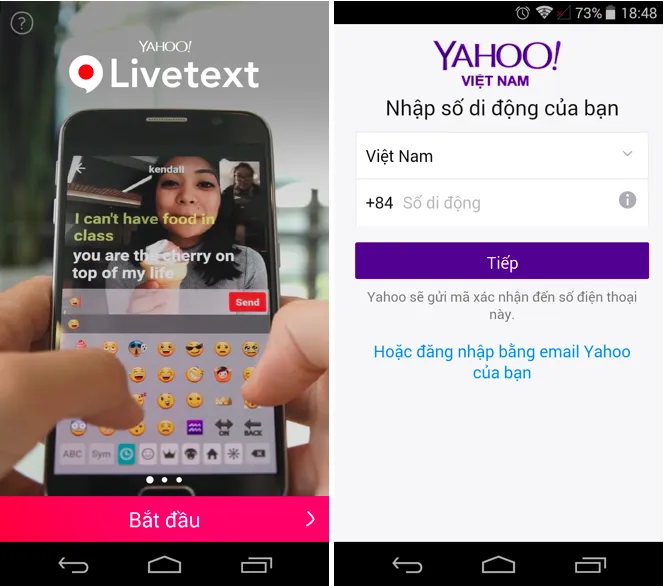 Yahoo trình làng ứng dụng nhắn tin video độc đáo ảnh 1