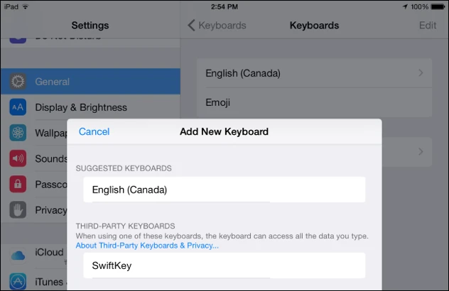Cài đặt bàn phím của hãng thứ ba cho iPhone, iPad ảnh 2