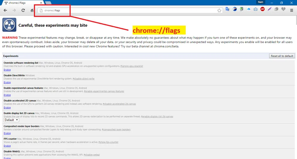 Kích hoạt giao diện Material Design ẩn trên Google Chrome ảnh 1