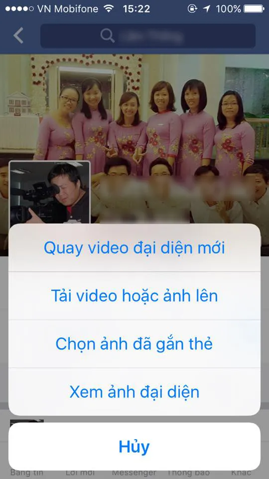 Sử dụng video làm ảnh đại diện Facebook ảnh 2
