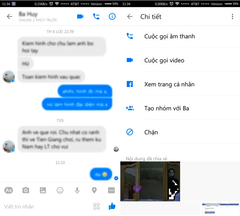 Cách xem lại những hình ảnh đã chia sẻ trên Messenger ảnh 3