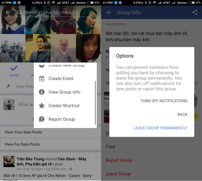 Cách thoát khỏi các group rao vặt trên Facebook ảnh 2