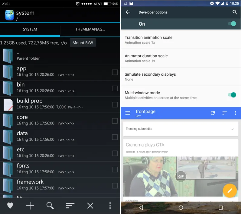 Kích hoạt chế độ đa cửa sổ cho smartphone Android ảnh 1
