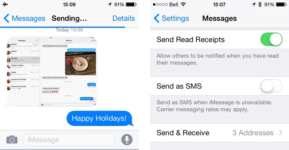 Sửa lỗi không thể gửi và nhận tin nhắn trên iPhone ảnh 1