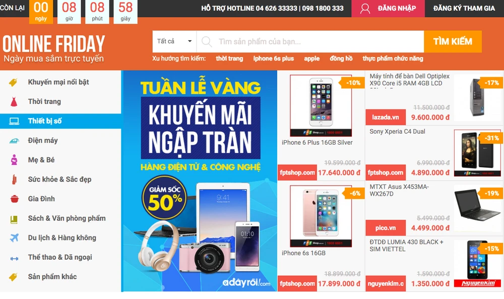 Coi chừng dính bẫy “khuyến mãi ảo” khi mua hàng online ảnh 1