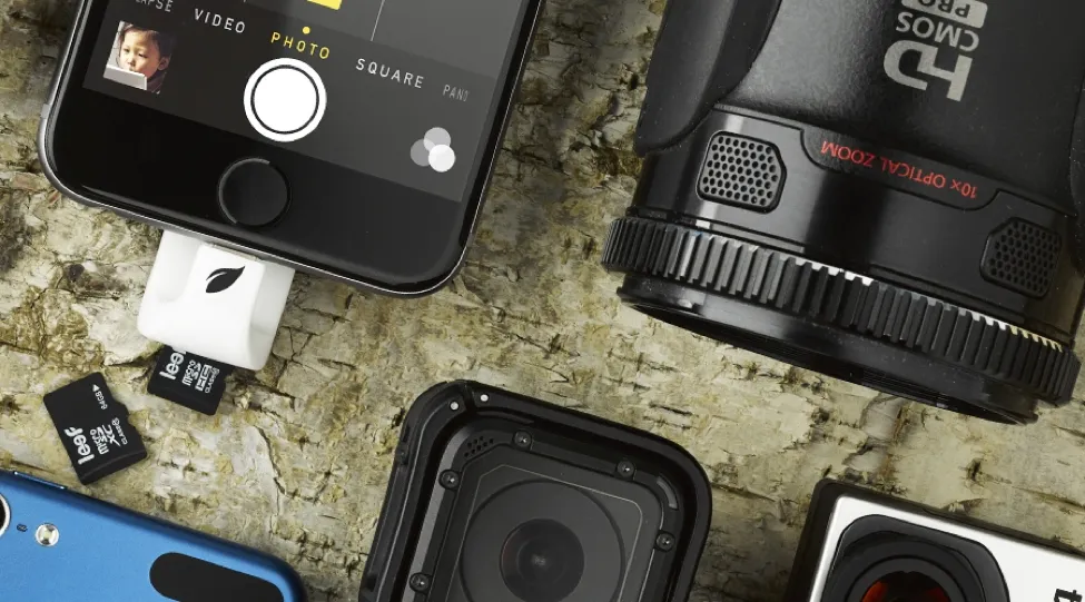 Giải pháp bổ sung thêm khe cắm thẻ nhớ cho iPhone ảnh 1