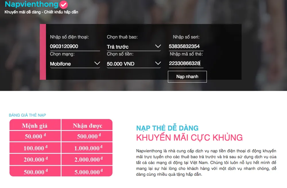 Xuất hiện nạn ăn cắp thẻ cào tinh vi trên Facebook ảnh 2