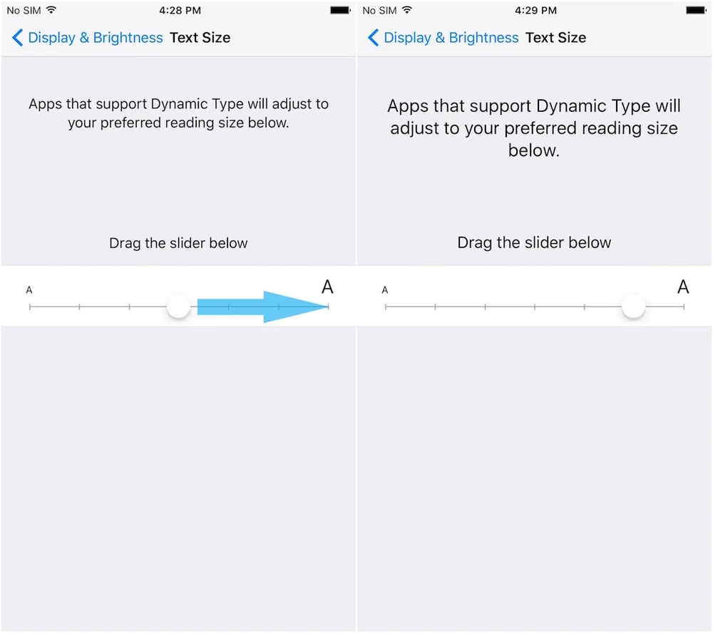 Cách thay đổi kích thước hiển thị trên iPhone ảnh 1