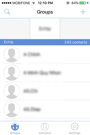Quản lý danh bạ trên iPhone bằng cách vuốt và chạm ảnh 1