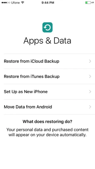 Cách chuyển toàn bộ dữ liệu từ Android sang iOS ảnh 2
