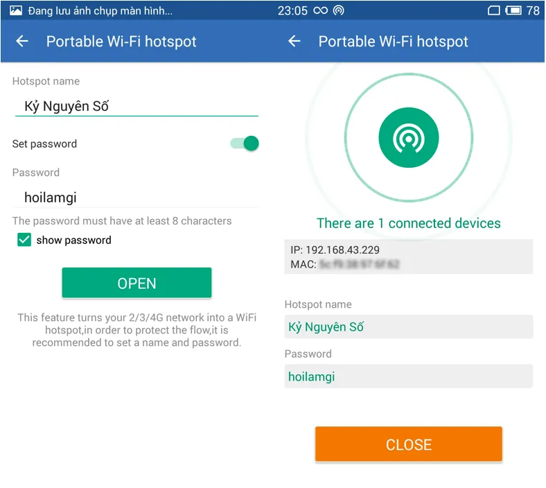 Biến smartphone thành điểm phát Wi-Fi di động ảnh 3