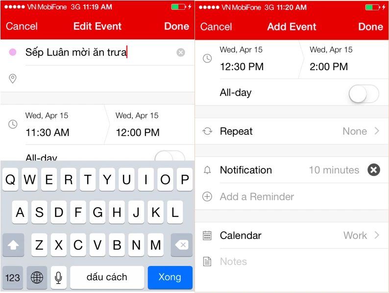 Không bỏ lỡ các sự kiện quan trọng với CalenMob ảnh 3 Không bỏ lỡ các sự kiện quan trọng với CalenMob ảnh 3