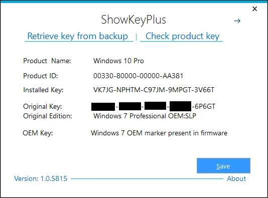 Cách tìm lại Key bản quyền trên Windows 10 ảnh 1