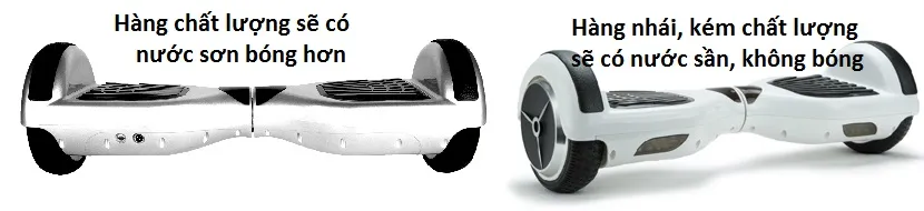 Cách phân biệt xe điện cân bằng thật và giả ảnh 1