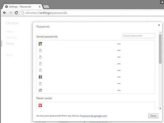 Cách xem lại mật khẩu đã lưu trên trình duyệt web ảnh 2 Cách xem lại mật khẩu đã lưu trên trình duyệt web ảnh 2