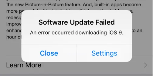 Khắc phục 2 lỗi thường gặp trên iOS 9 ảnh 1