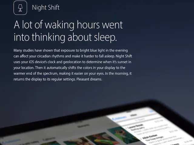 Apple ra mắt iOS 9.3 với tính năng chống mỏi mắt ảnh 2