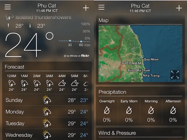 Phát hiện trời mưa trước 15 phút trên smartphone ảnh 3 Phát hiện trời mưa trước 15 phút trên smartphone ảnh 3