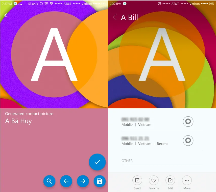 Ứng dụng danh bạ siêu đẹp cho Android ảnh 2