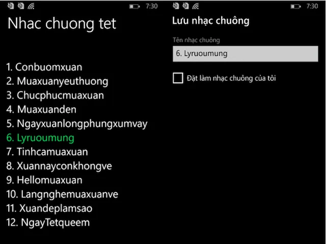 Kho nhạc xuân độc đáo cho smartphone ảnh 1