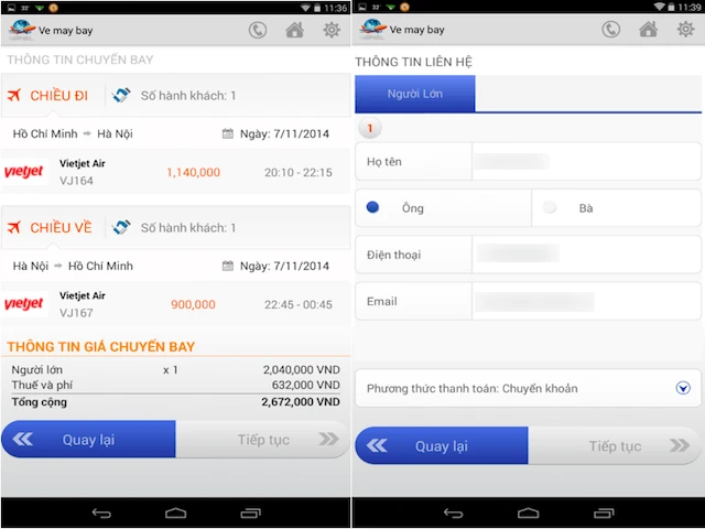 Săn vé máy bay giá rẻ trên smartphone ảnh 1