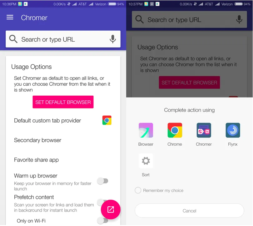 Lướt web siêu tốc trên smartphone với Chromer ảnh 1