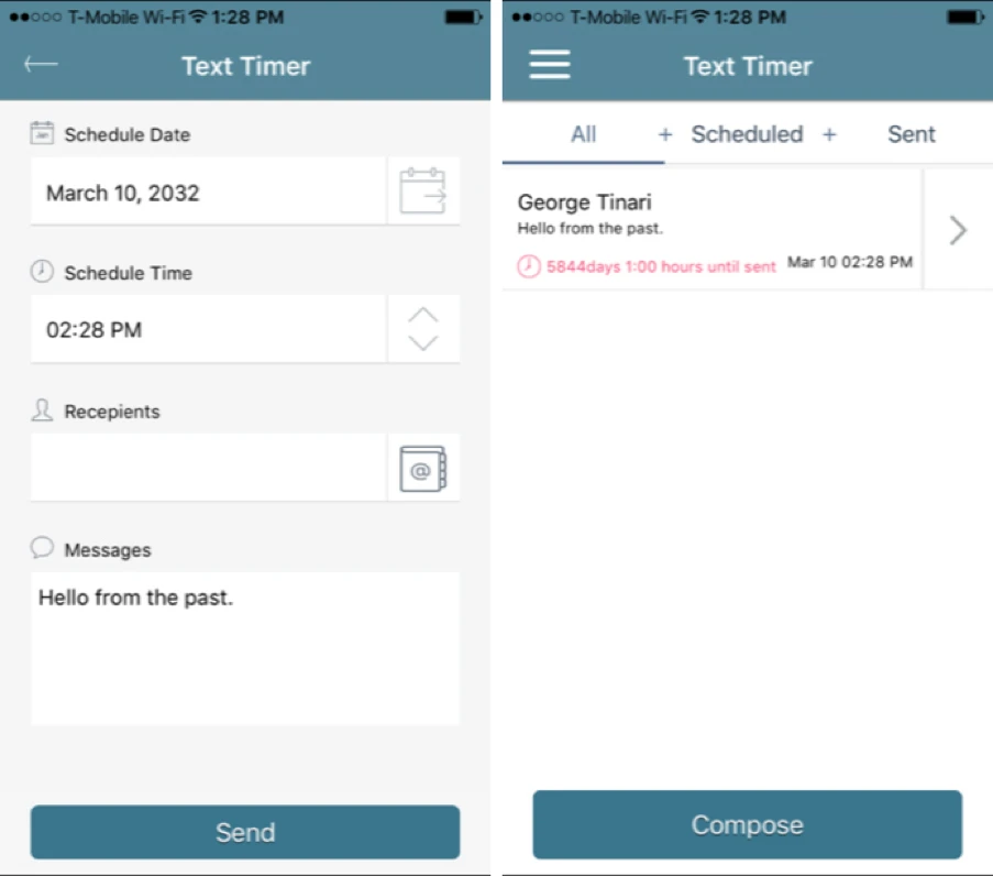 Hẹn giờ gửi tin nhắn SMS và email trên iOS ảnh 2