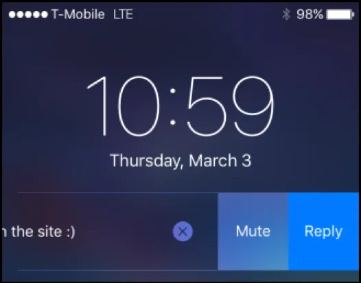 Trả lời tin nhắn ngay trên màn hình khóa iPhone ảnh 3 Trả lời tin nhắn ngay trên màn hình khóa iPhone ảnh 3