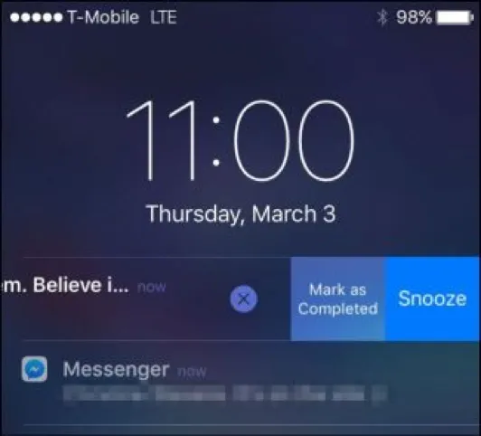 Trả lời tin nhắn ngay trên màn hình khóa iPhone ảnh 2 Trả lời tin nhắn ngay trên màn hình khóa iPhone ảnh 2