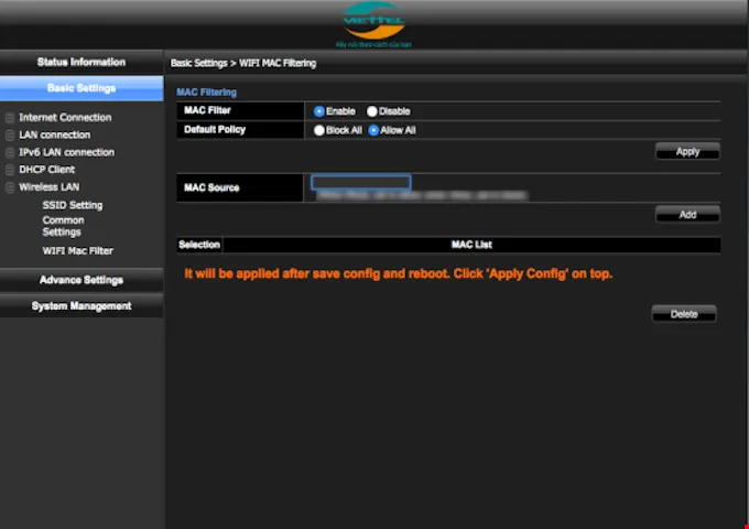 4 tuyệt chiêu để tránh bị người khác hack Wi-Fi ảnh 1 filter-mac