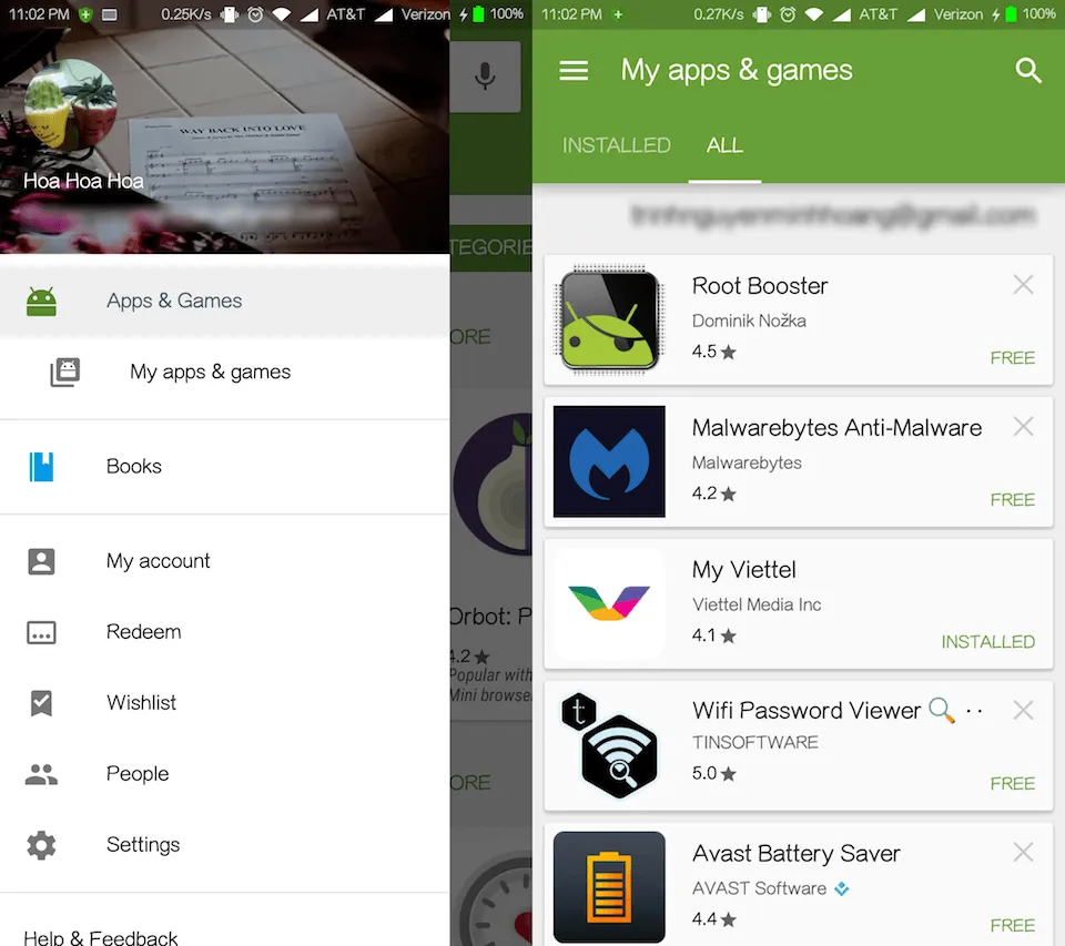 Cách khôi phục lại các ứng dụng đã xóa trên Android ảnh 1 google-play