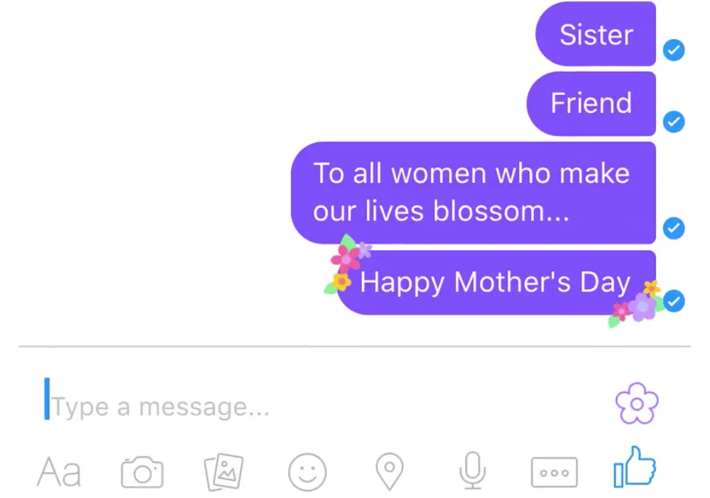 Messenger bổ sung hiệu ứng mừng Ngày của Mẹ ảnh 1