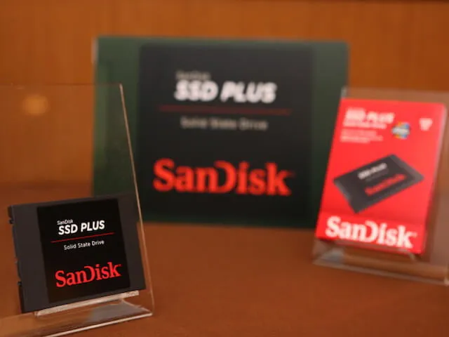 Ổ SSD SanDisk Plus cho khả năng chống sốc cực tốt