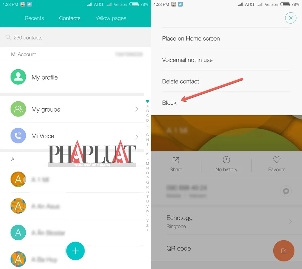 Cách chặn cuộc gọi quấy rối trên Android